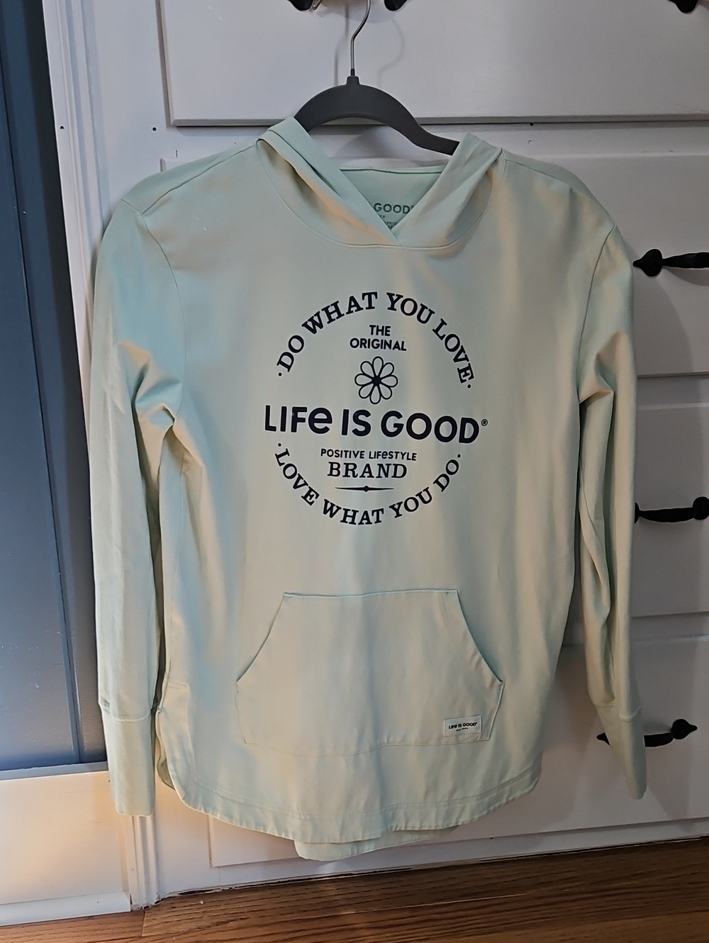 Women's Solid Crusher-FLEX Hoodie Tunic